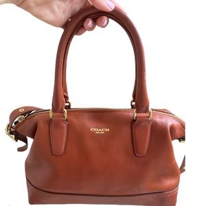 Coach Legacy Satchel in Cognac Brown Leather